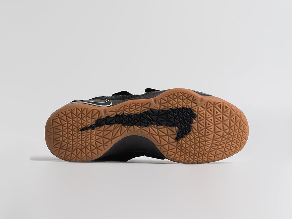 Nike Lebron Soldier 11 Black Gum черные текстиль мужские (AR34673) - фото 4