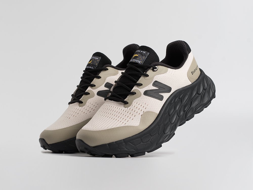 New Balance Fresh Foam X More Trail v3 бежевые текстиль мужские (AR34674) - фото 2