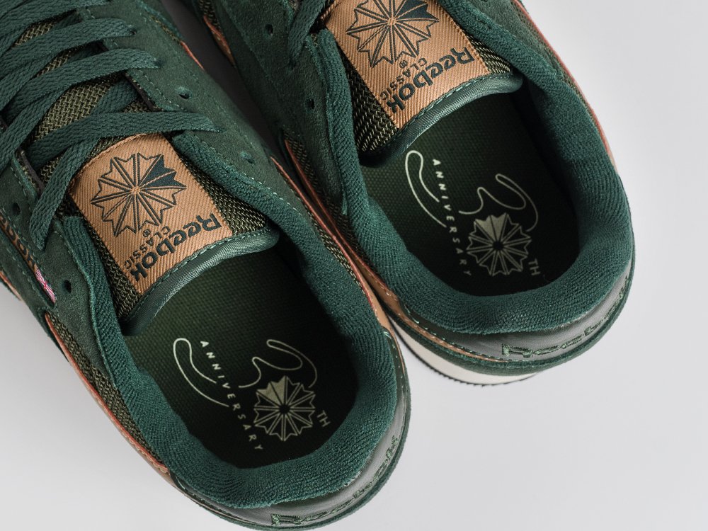 Reebok Classic Leather Utility зеленые замша мужские (AR34686) - фото 5 Reebok Classic Leather Utility зеленые замша мужские (AR34686) - фото 5