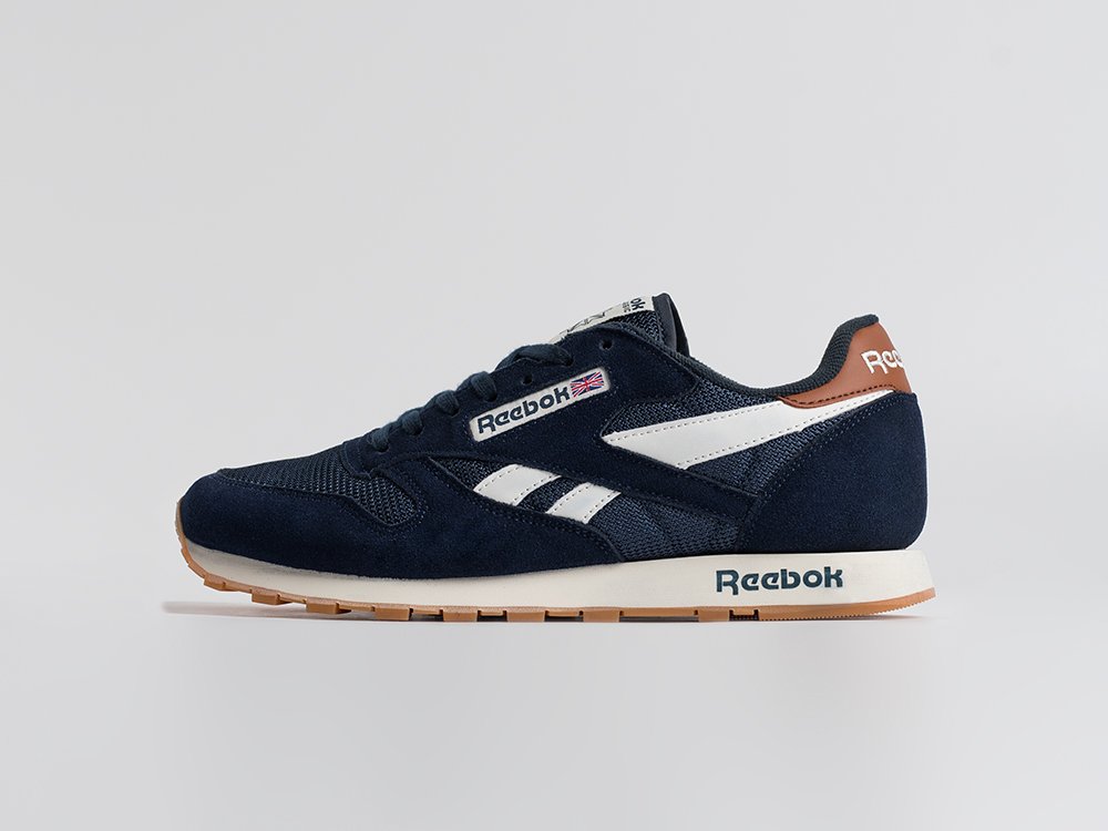 Reebok Classic Leather Utility синие замша мужские (AR34687) - фото 1 Reebok Classic Leather Utility синие замша мужские (AR34687) - фото 1