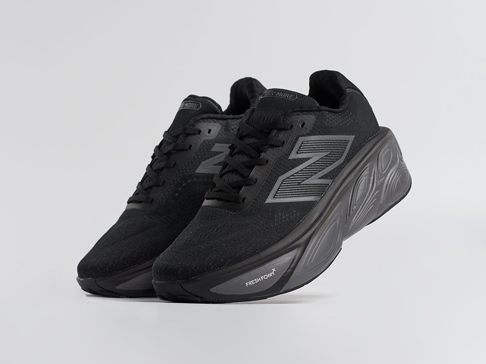 New Balance Fresh Foam X More Trail v5 черные текстиль мужские (AR34688) - фото 2