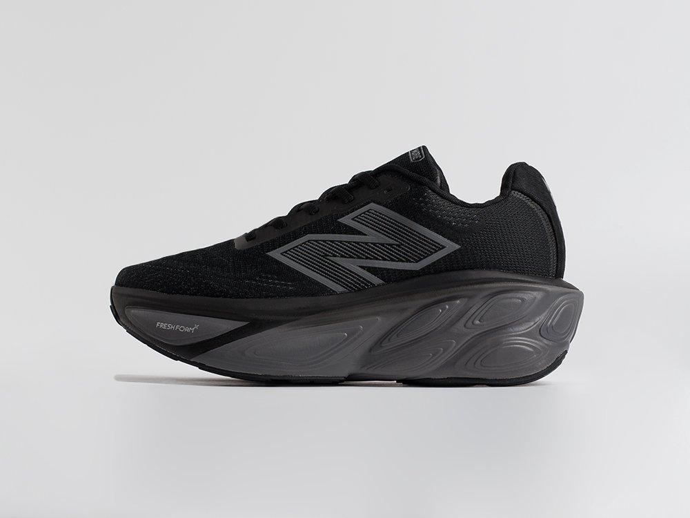 New Balance Fresh Foam X More Trail v5 черные текстиль мужские (AR34688) - фото 1 New Balance Fresh Foam X More Trail v5 черные текстиль мужские (AR34688) - фото 1