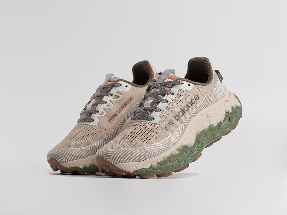 New Balance Fresh Foam X More Trail v3 WMNS бежевые текстиль женские (AR34695) - фото 2 New Balance Fresh Foam X More Trail v3 WMNS бежевые текстиль женские (AR34695) - фото 2