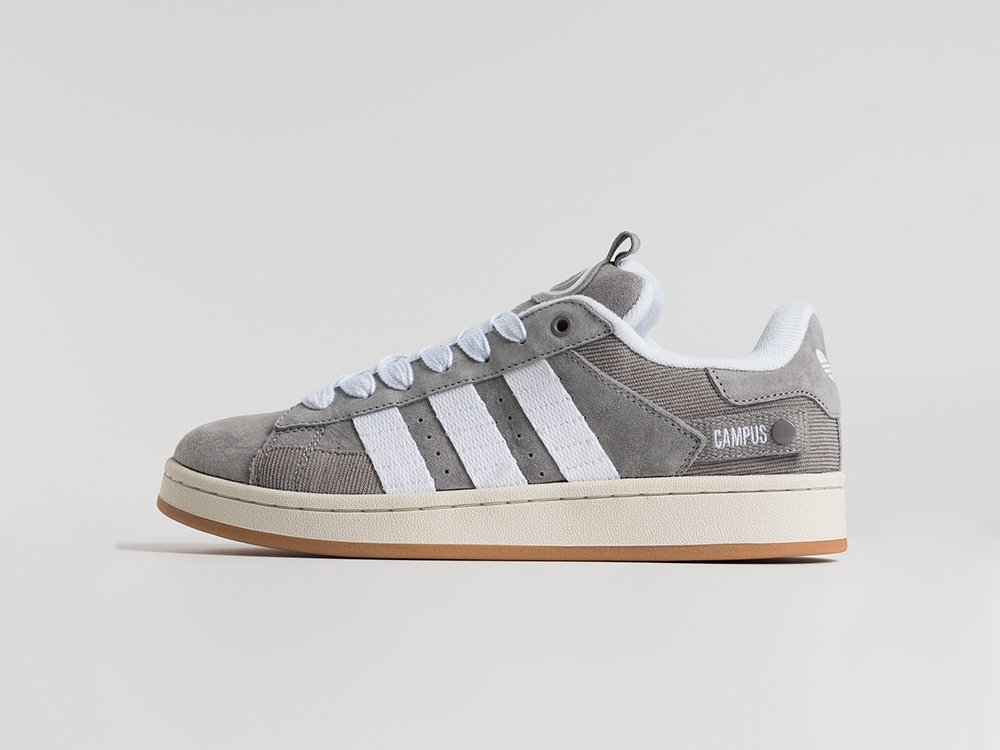 Adidas Campus серые замша мужские (AR34696) - фото 1