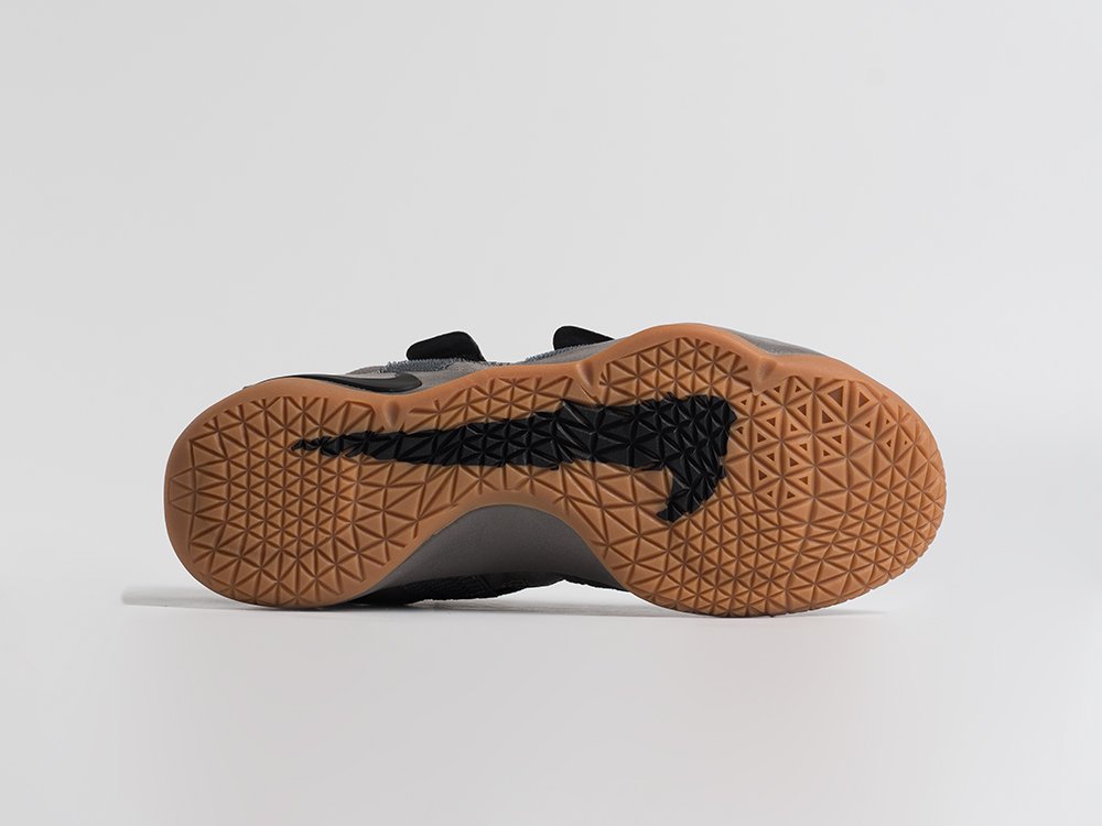 Nike Lebron Soldier 11 Dark Grey серые текстиль мужские (AR34698) - фото 4