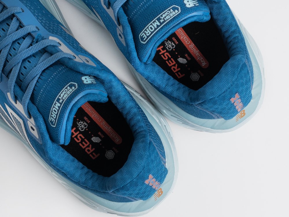 New Balance Fresh Foam X More Trail v5 синие текстиль мужские (AR34699) - фото 5