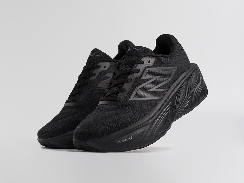 New Balance Fresh Foam X More Trail v5 черные текстиль мужские (AR34700) - фото 2