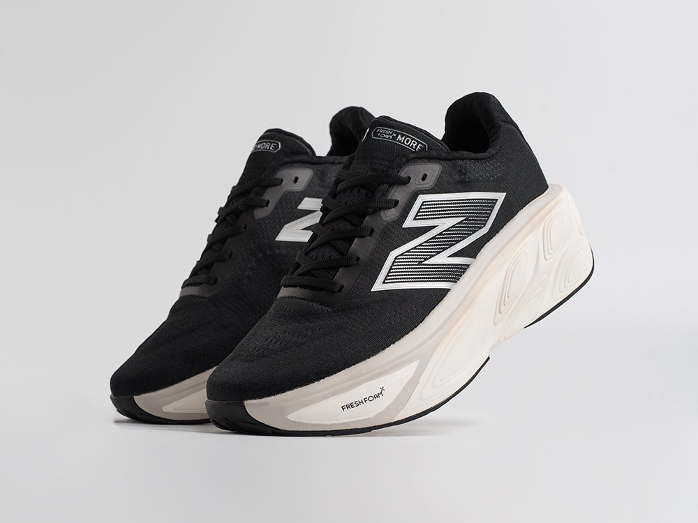 New Balance Fresh Foam X More Trail v5 черные текстиль мужские (AR34703) - фото 2