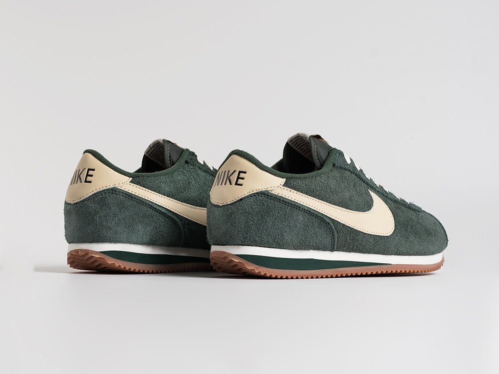 Nike Cortez Classic зеленые замша мужские (AR34705) - фото 3
