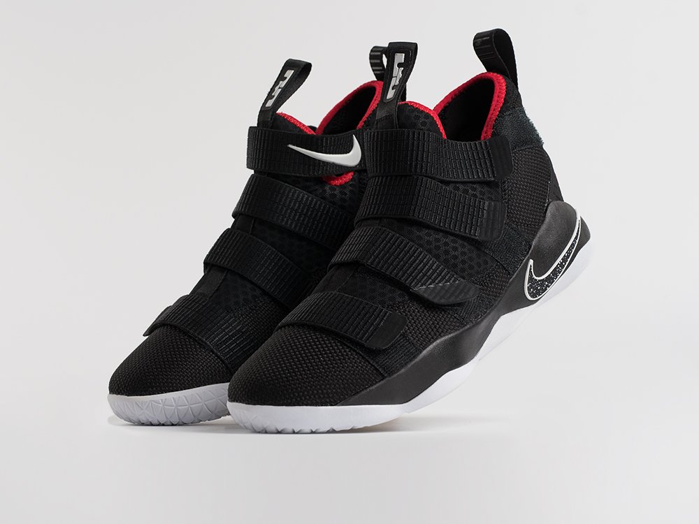 Nike Lebron Soldier 11 черные текстиль мужские (AR34712) - фото 2