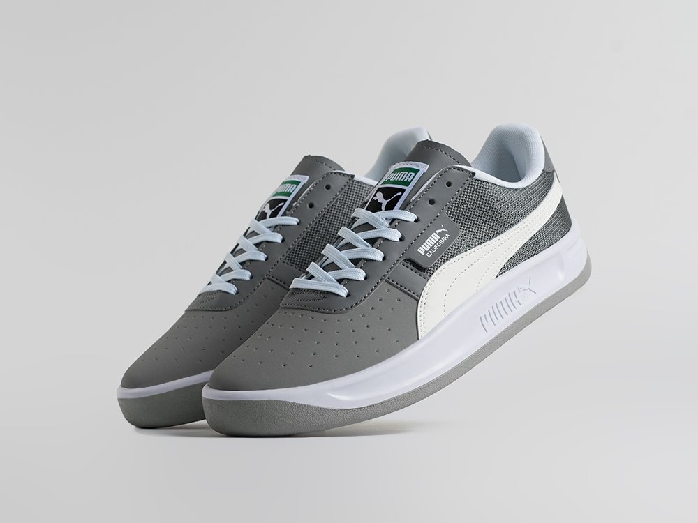 Puma California Vintage серые кожа мужские (AR34714) - фото 2 Puma California Vintage серые кожа мужские (AR34714) - фото 2
