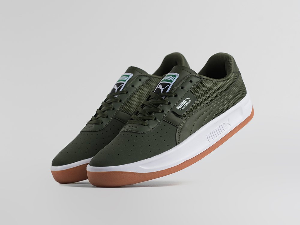 Puma California Vintage зеленые кожа мужские (AR34717) - фото 2 Puma California Vintage зеленые кожа мужские (AR34717) - фото 2