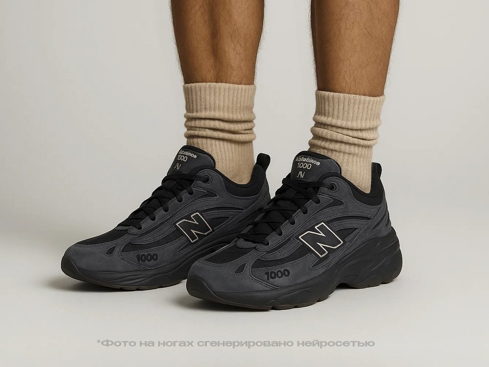 New Balance 1000 Mid серые замша мужские (AR34744) - фото 6