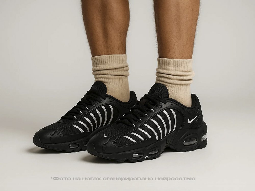 Nike Air Max Tailwind IV черные кожа мужские (AR34755) - фото 6