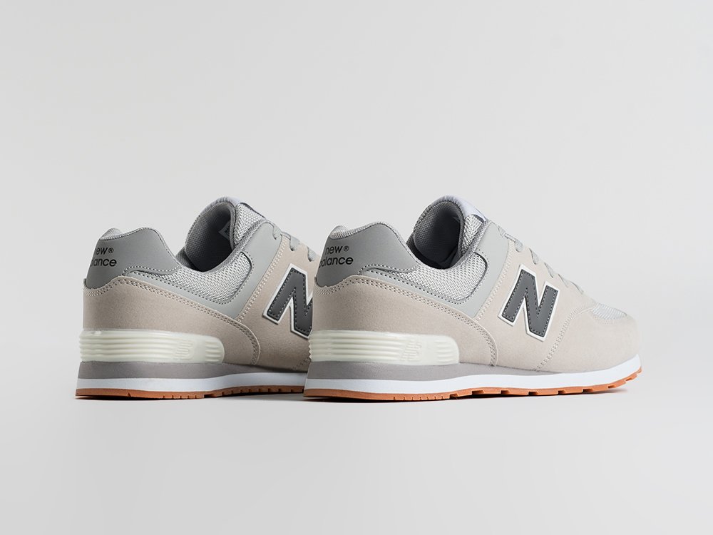 New Balance 574 бежевые замша мужские (AR34789) - фото 3 New Balance 574 бежевые замша мужские (AR34789) - фото 3