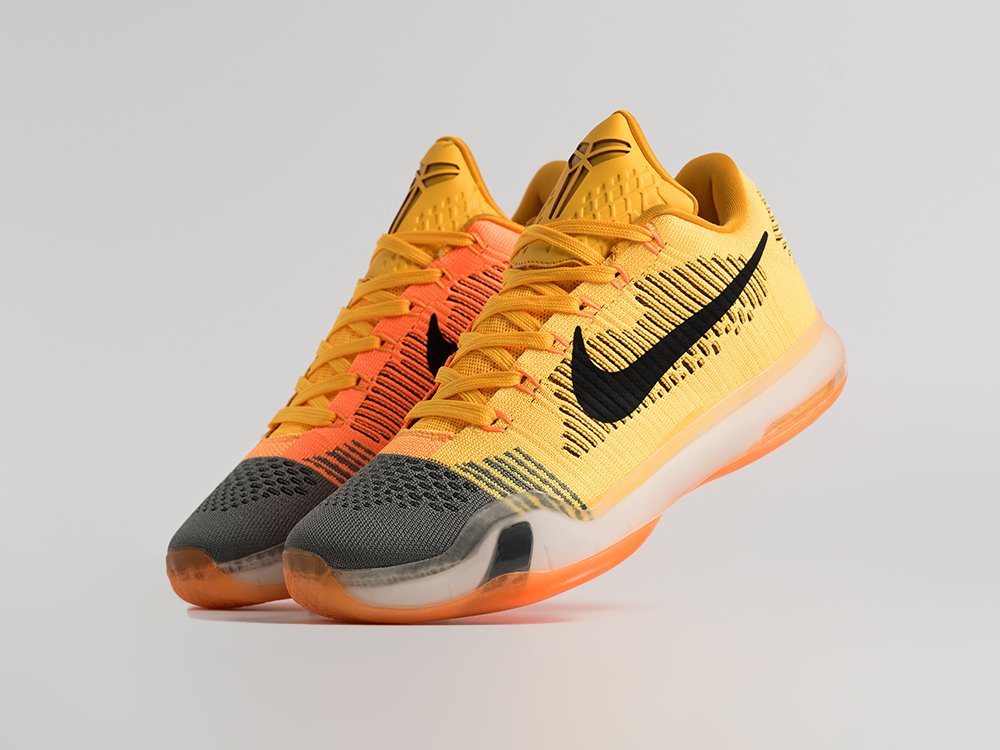 Nike Kobe 10 Elite Rivalry желтые текстиль мужские (AR34795) - фото 2