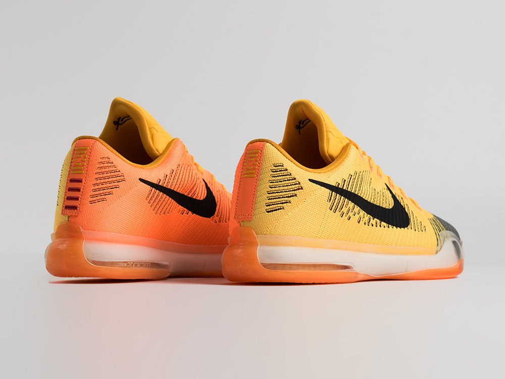 Nike Kobe 10 Elite Rivalry желтые текстиль мужские (AR34795) - фото 3