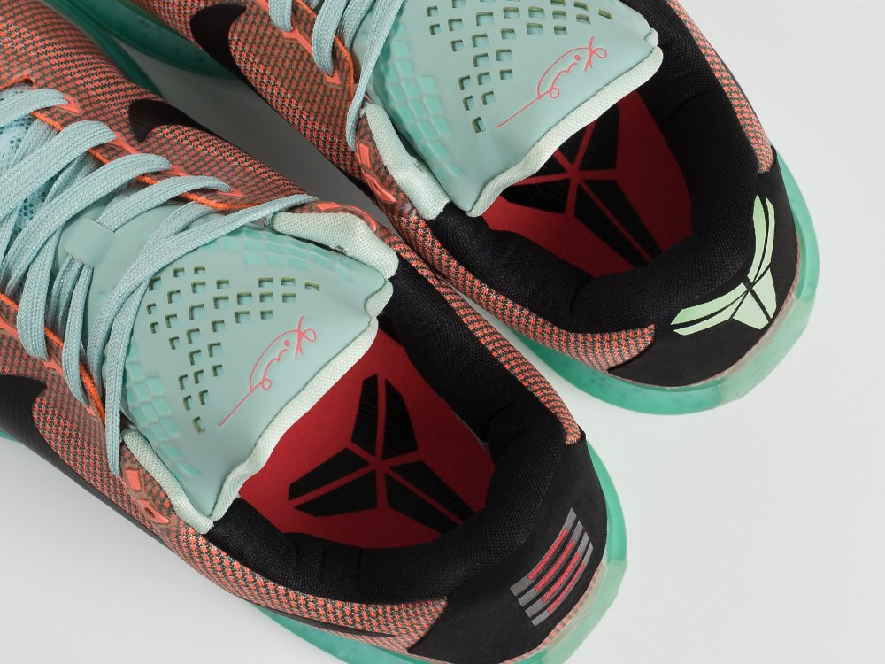 Nike Kobe 10 Elite Easter розовые текстиль мужские (AR34796) - фото 5