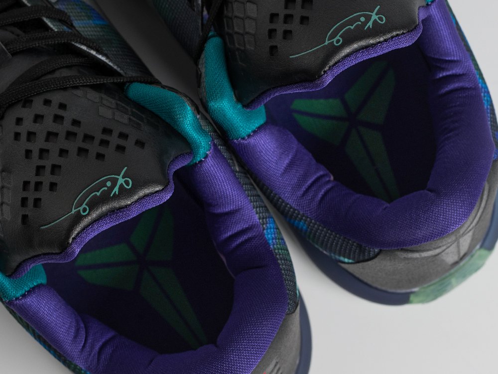 Nike Kobe 10 Elite Overcome синие текстиль мужские (AR34798) - фото 5