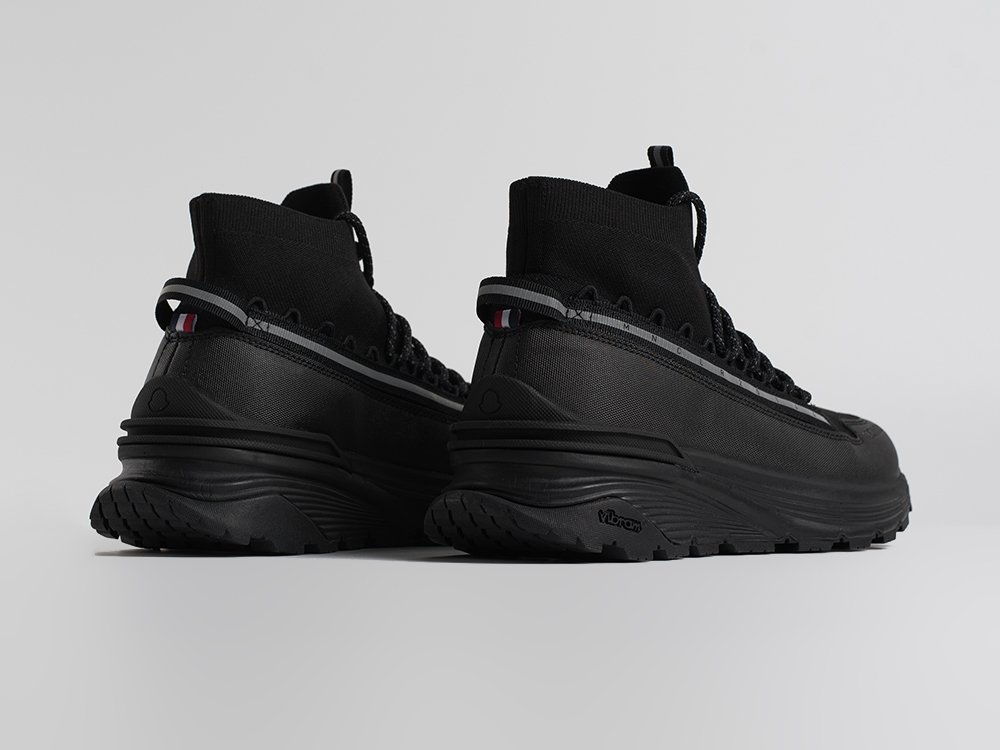 Moncler Monte Runner High черные текстиль мужские (AR34799) - фото 3 Moncler Monte Runner High черные текстиль мужские (AR34799) - фото 3
