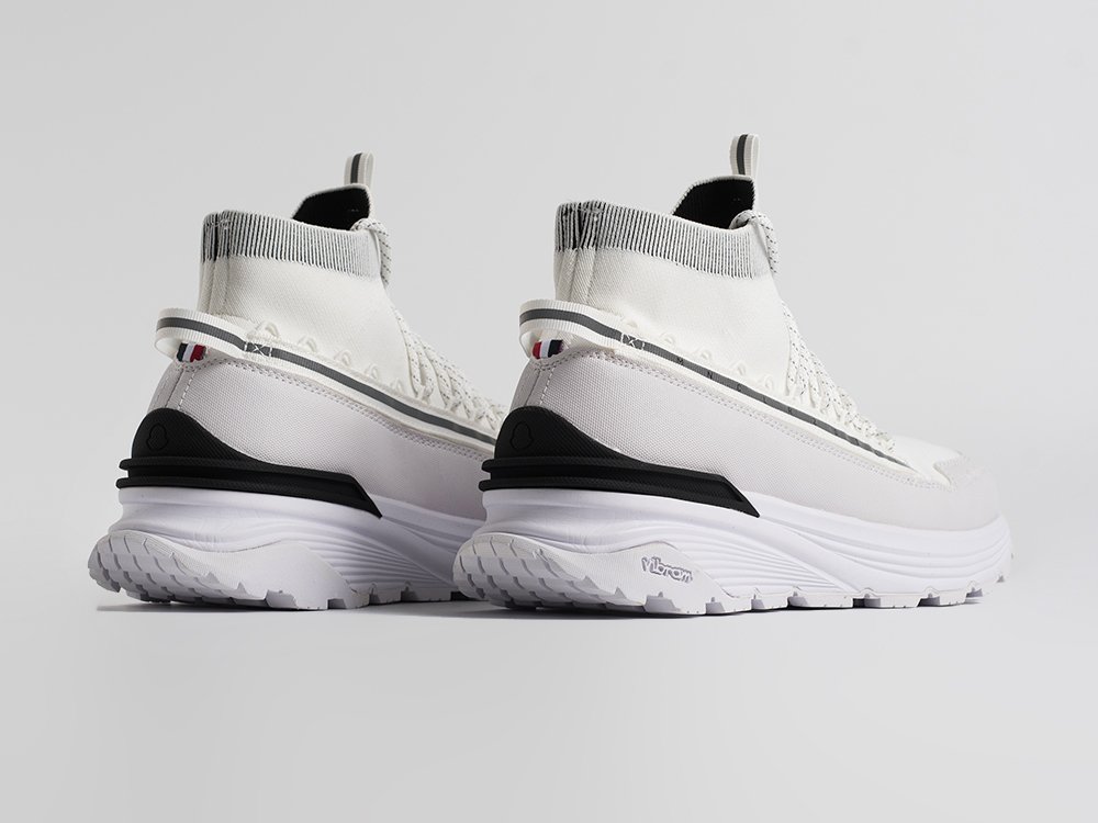 Moncler Monte Runner High белые текстиль мужские (AR34800) - фото 3