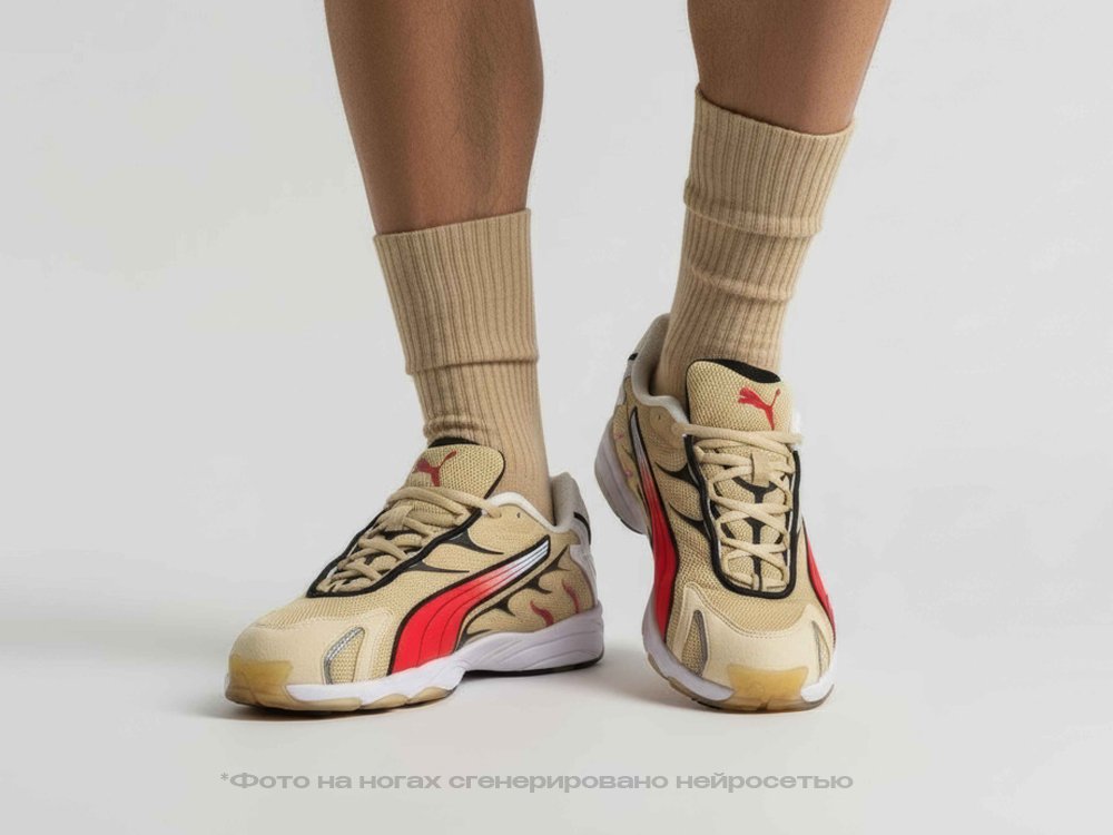 Puma Inhale OG x ASAP Rocky «F1 Miami Grand Prix» бежевые замша мужские (AR34808) - фото 6 Puma Inhale OG x ASAP Rocky «F1 Miami Grand Prix» бежевые замша мужские (AR34808) - фото 6