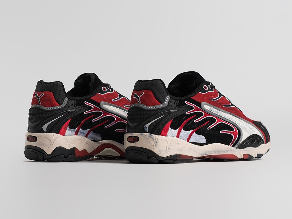 Puma Inhale OG x ASAP Rocky Distressed Black красные замша мужские (AR34809) - фото 3 Puma Inhale OG x ASAP Rocky Distressed Black красные замша мужские (AR34809) - фото 3