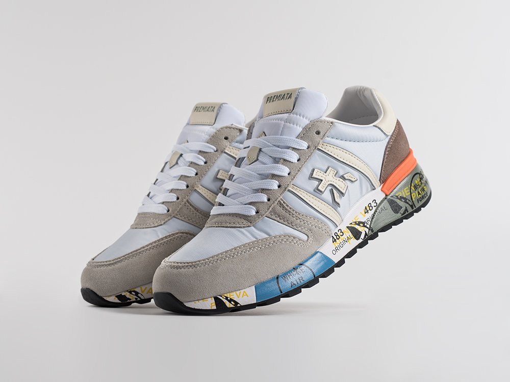 Premiata Lander белые нейлон мужские (AR34855) - фото 2