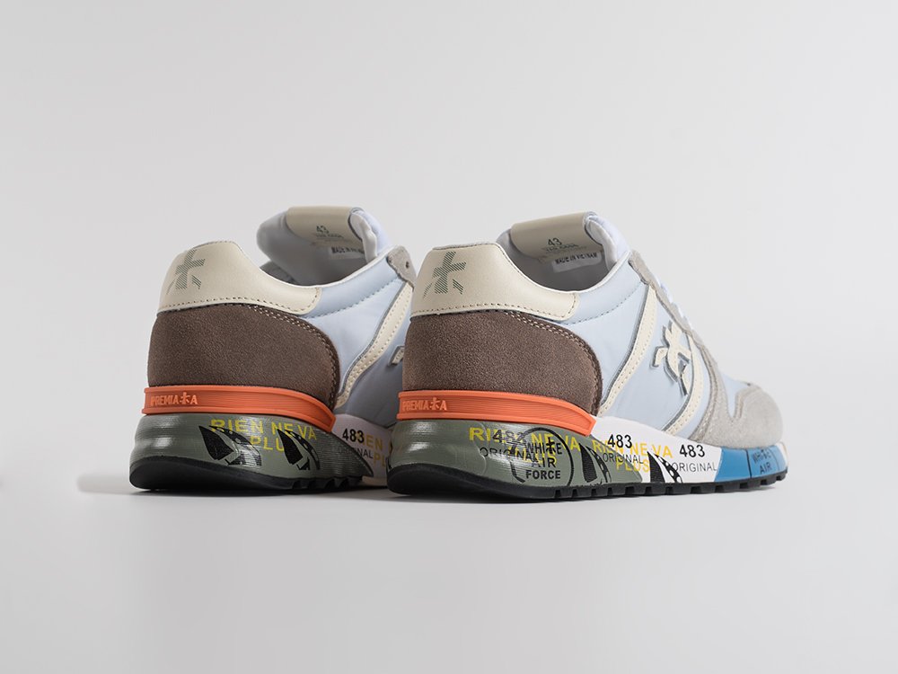 Premiata Lander белые нейлон мужские (AR34855) - фото 3