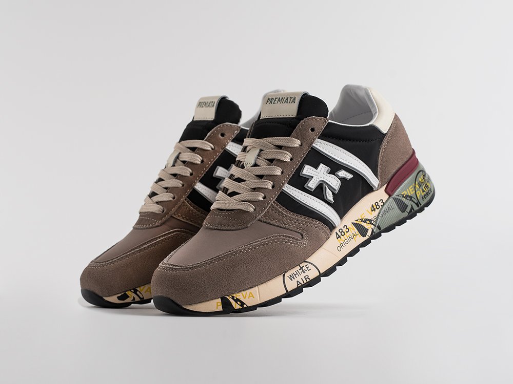 Premiata Lander коричневые нейлон мужские (AR34856) - фото 2 Premiata Lander коричневые нейлон мужские (AR34856) - фото 2