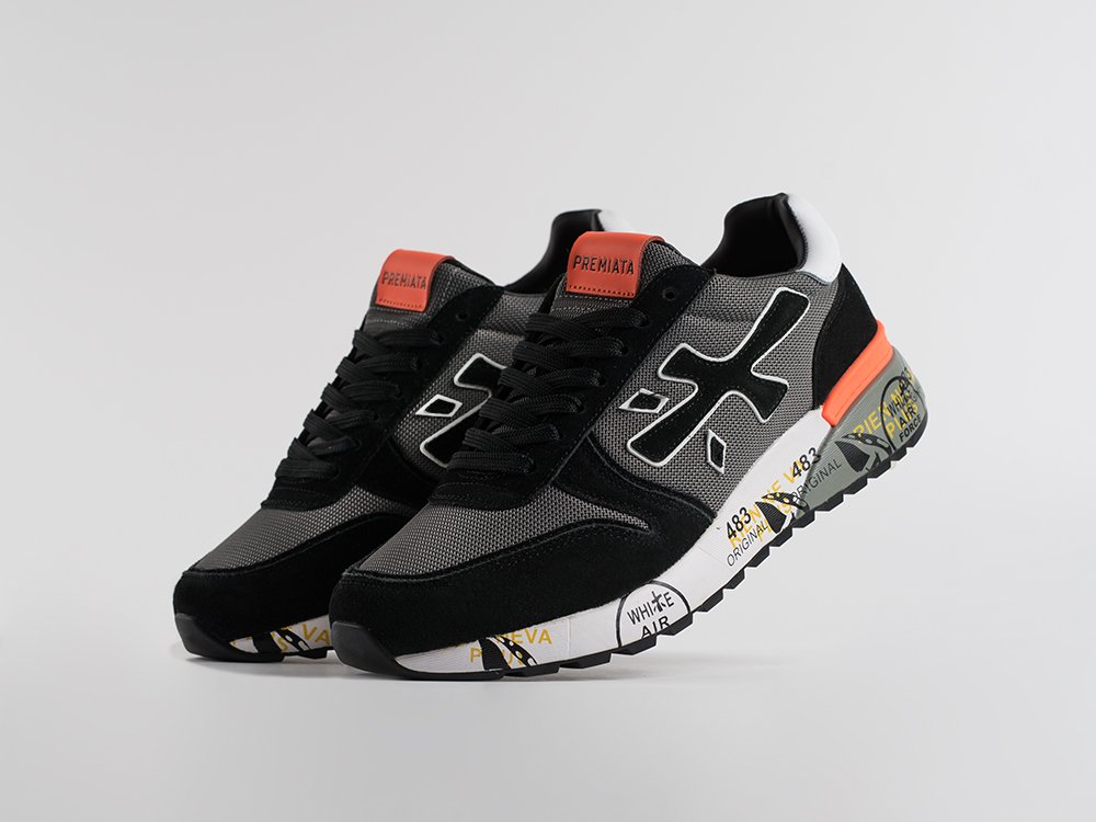 Premiata Mick черные текстиль мужские (AR34858) - фото 2 Premiata Mick черные текстиль мужские (AR34858) - фото 2