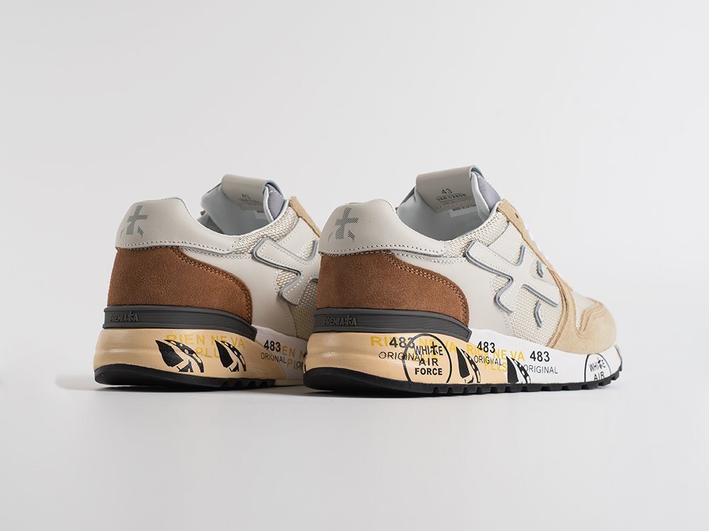 Premiata Mick бежевые текстиль мужские (AR34859) - фото 3 Premiata Mick бежевые текстиль мужские (AR34859) - фото 3