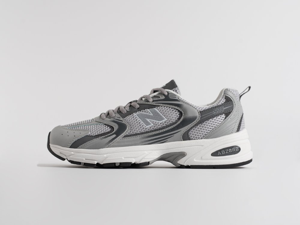 New Balance 530 серые кожа мужские (AR34876) - фото 1 New Balance 530 серые кожа мужские (AR34876) - фото 1