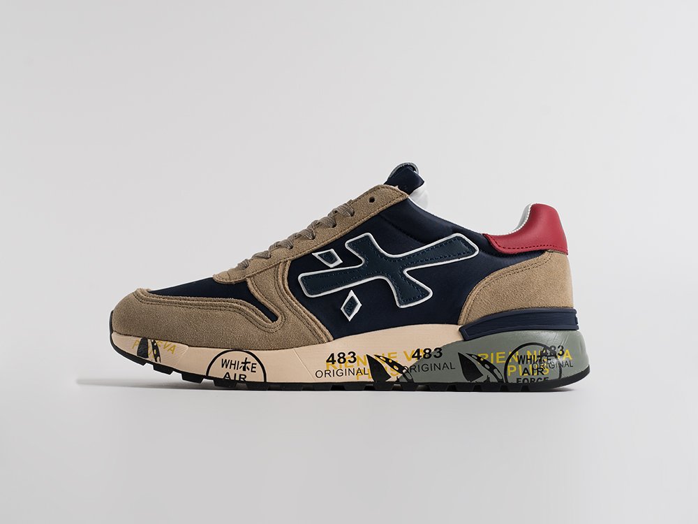 Premiata Mick синие замша мужские (AR34883) - фото 1 Premiata Mick синие замша мужские (AR34883) - фото 1