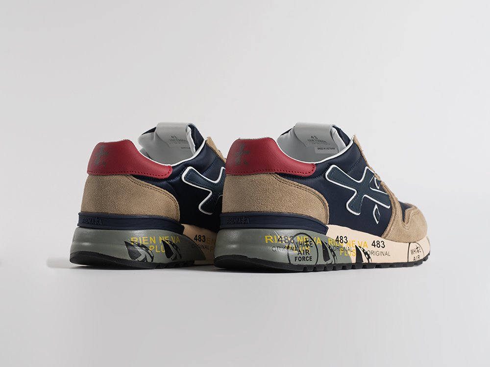 Premiata Mick синие замша мужские (AR34883) - фото 3 Premiata Mick синие замша мужские (AR34883) - фото 3