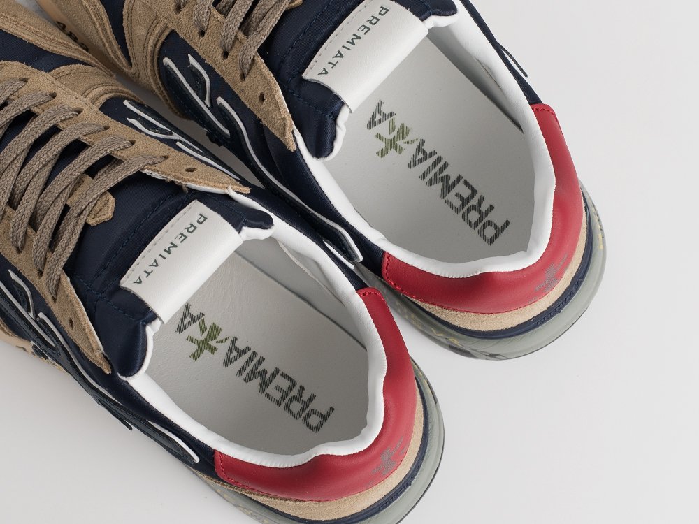 Premiata Mick синие замша мужские (AR34883) - фото 5 Premiata Mick синие замша мужские (AR34883) - фото 5