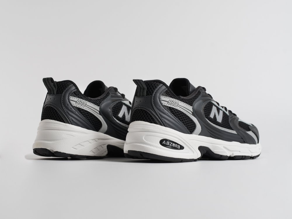 New Balance 530 черные кожа мужские (AR34885) - фото 3