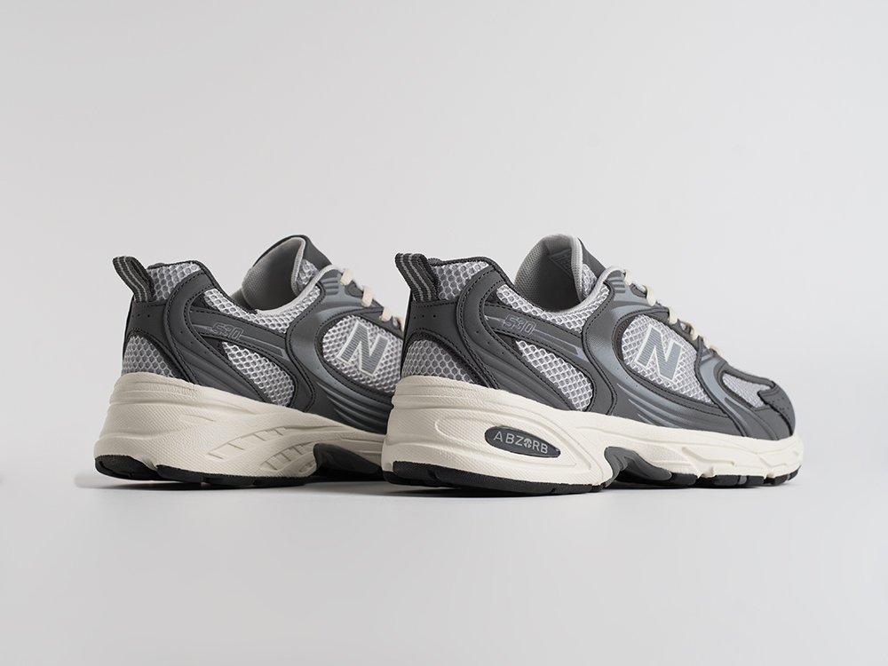 New Balance 530 серые кожа мужские (AR34887) - фото 3 New Balance 530 серые кожа мужские (AR34887) - фото 3