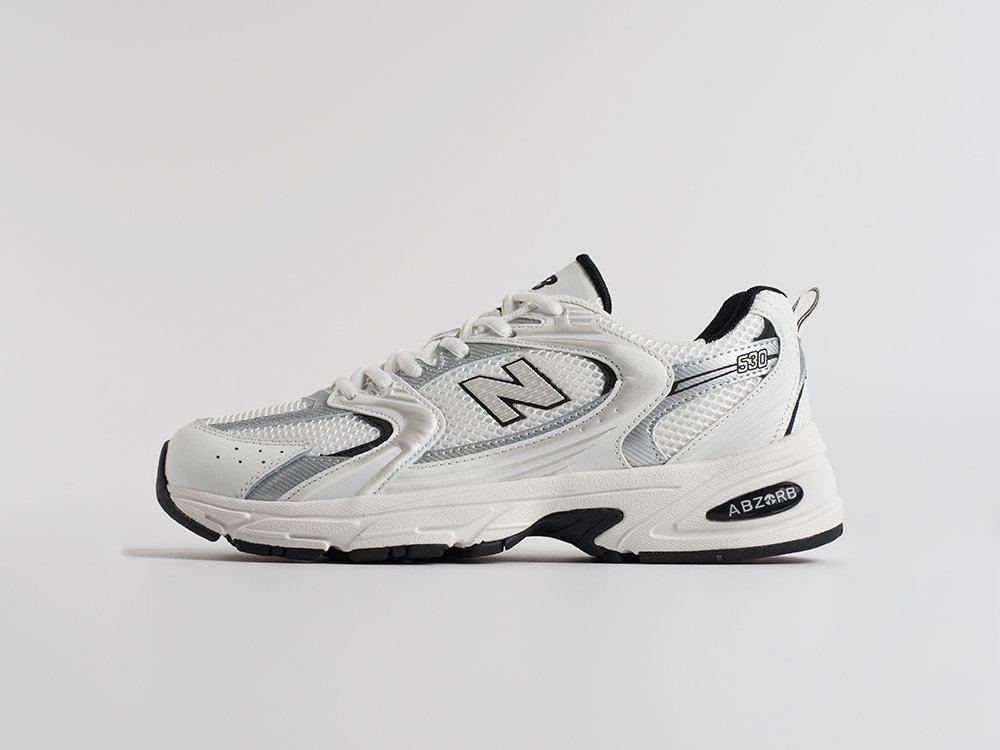 New Balance 530 белые кожа мужские (AR34889) - фото 1 New Balance 530 белые кожа мужские (AR34889) - фото 1