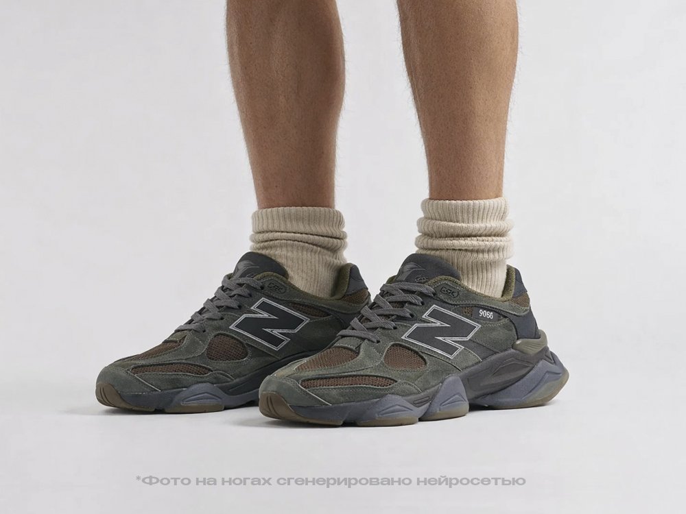 New Balance 9060 зеленые замша мужские (AR34894) - фото 6 New Balance 9060 зеленые замша мужские (AR34894) - фото 6
