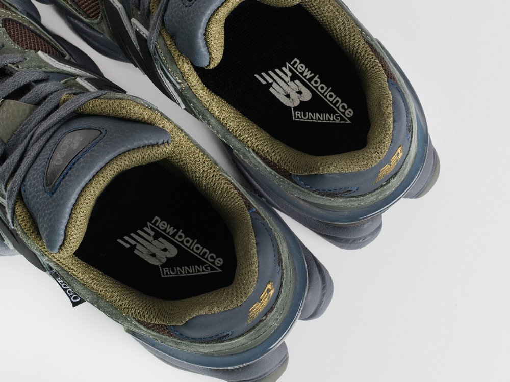 New Balance 9060 WMNS зеленые замша женские (AR34895) - фото 5