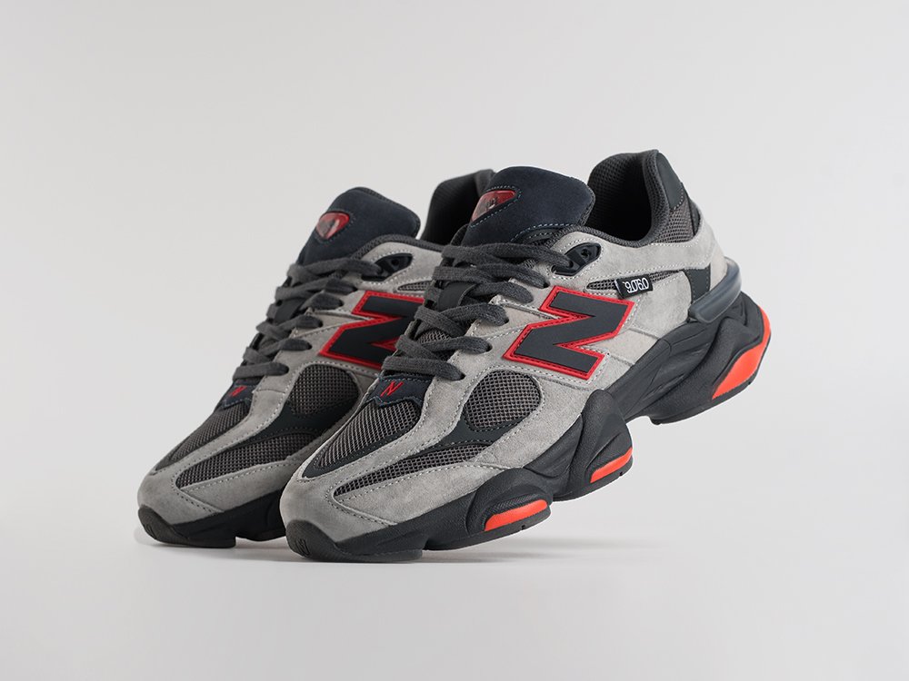 New Balance 9060 серые замша мужские (AR34899) - фото 2