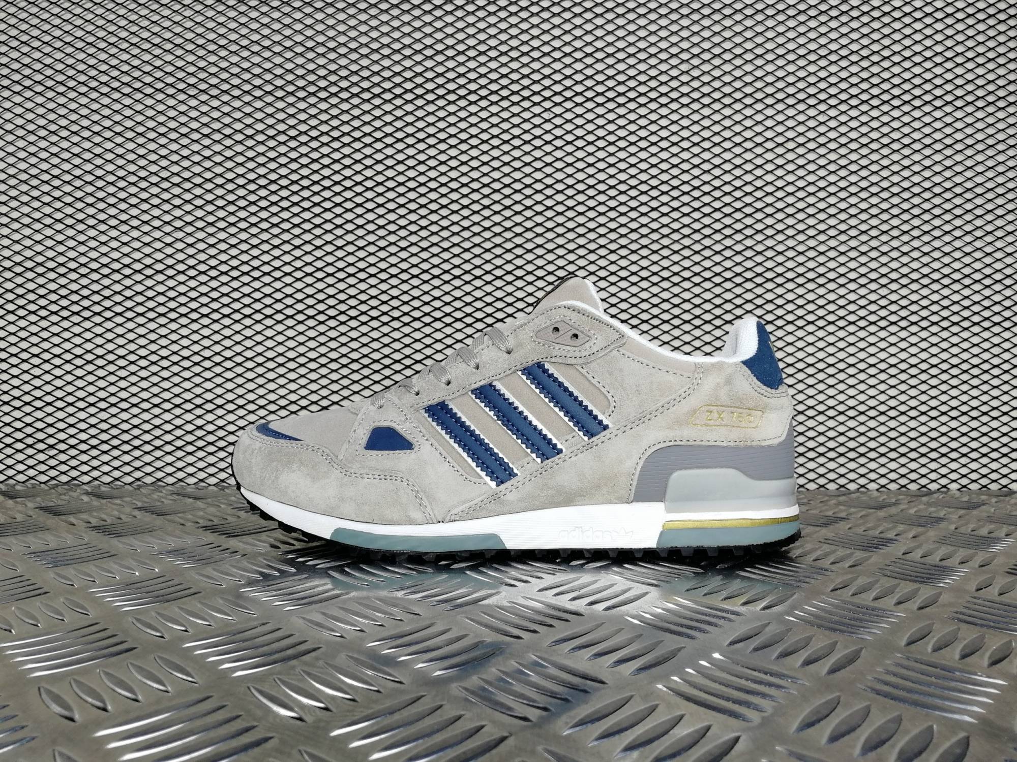 Кроссовки мужские Adidas ZX 750 Grey / Blue / White