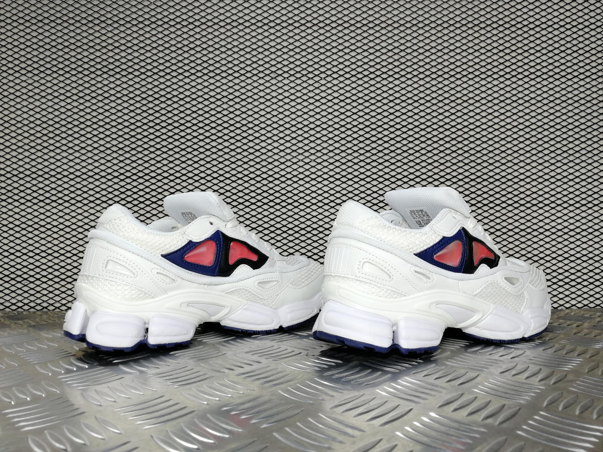 Кроссовки женские Adidas Ozweego 2 X Raf Simons WMNS Chalk White / Bold Orange / Collegiate Navy