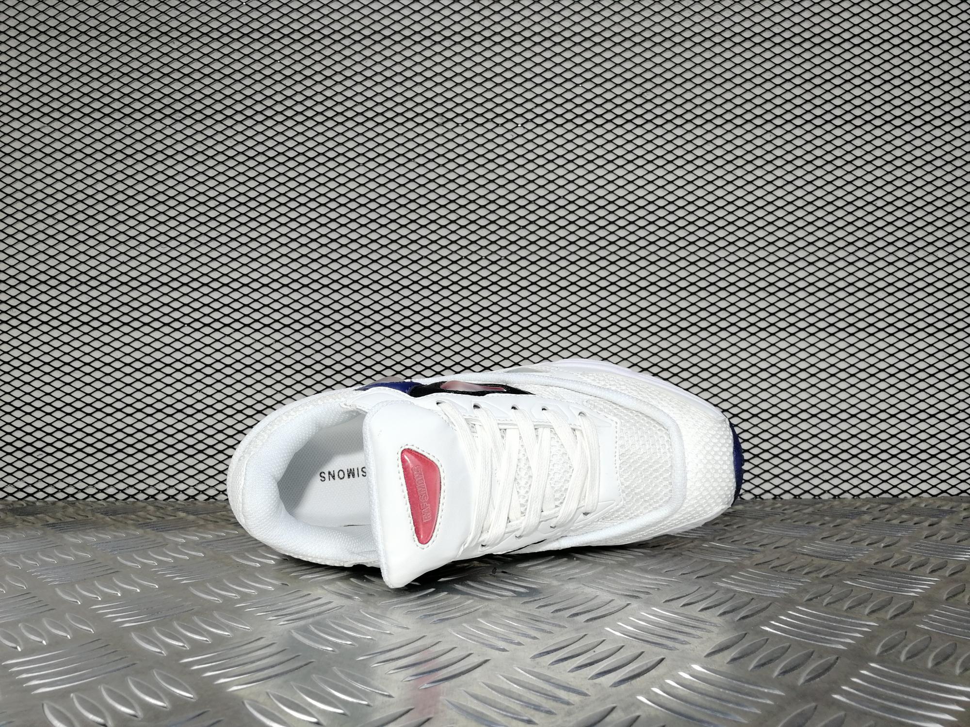 Кроссовки женские Adidas Ozweego 2 X Raf Simons WMNS Chalk White / Bold Orange / Collegiate Navy
