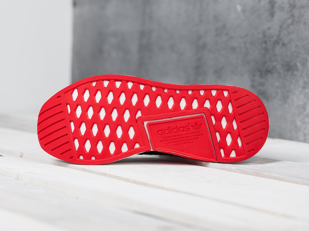 Кроссовки мужские Adidas NMD R2 PK Black / White / Red