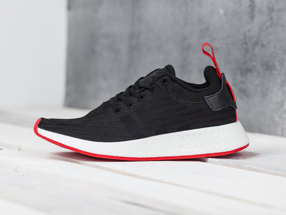 Кроссовки мужские Adidas NMD R2 PK Black / White / Red
