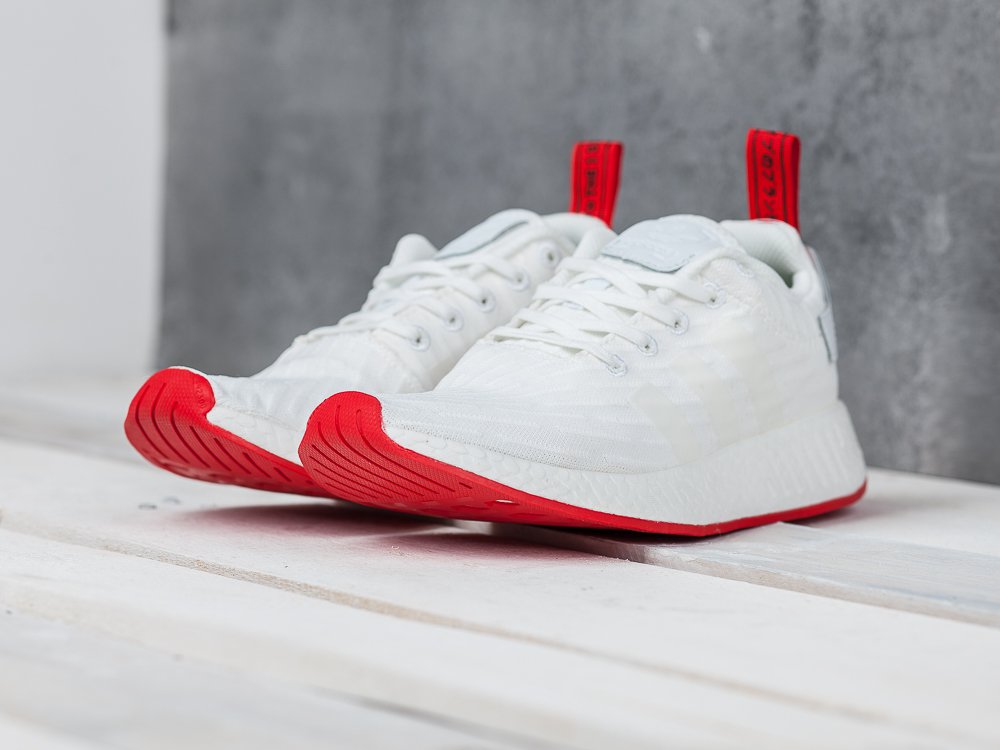 Кроссовки мужские Adidas NMD R2 PK White / Redwhite / Corered