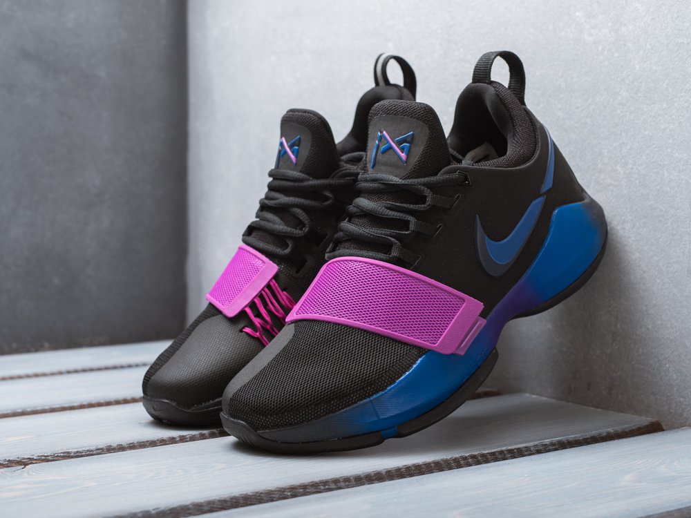 Кроссовки мужские Nike PG 1 Flip The Switch Black / Deep Royal Blue / Hyper Violet