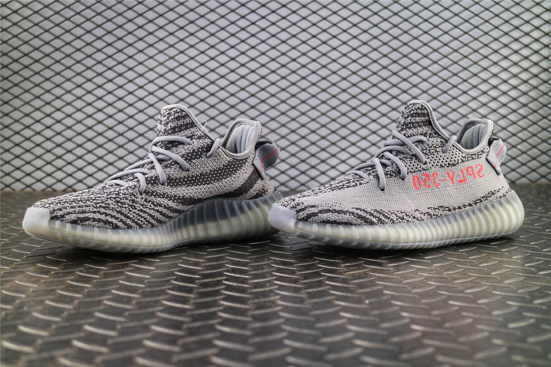 мужские кроссовки Adidas Yeezy 350 Boost V2 BELUGA 2.0 Grey / Bold Orange / Dark Grey